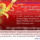 Afacere 3 imagine ELLE'S AEROBIC-FITNESS SCHOOL Sport şi Activităţi în aer liber în Bucureşti