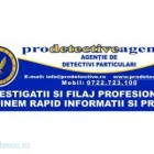 Afacere 2 imagine PRO DETECTIVE AGENCY S.R.L. Servicii profesionale în Timişoara TM