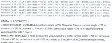 Afacere 1 imagine ALEXANDRA N, VILĂ Turism şi Agrement în Eforie Nord CT